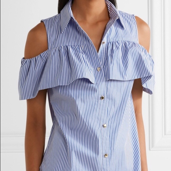 Michael Kors Tops - (NWOT) MICHAEL KORS Cold-shoulder blouse Size S